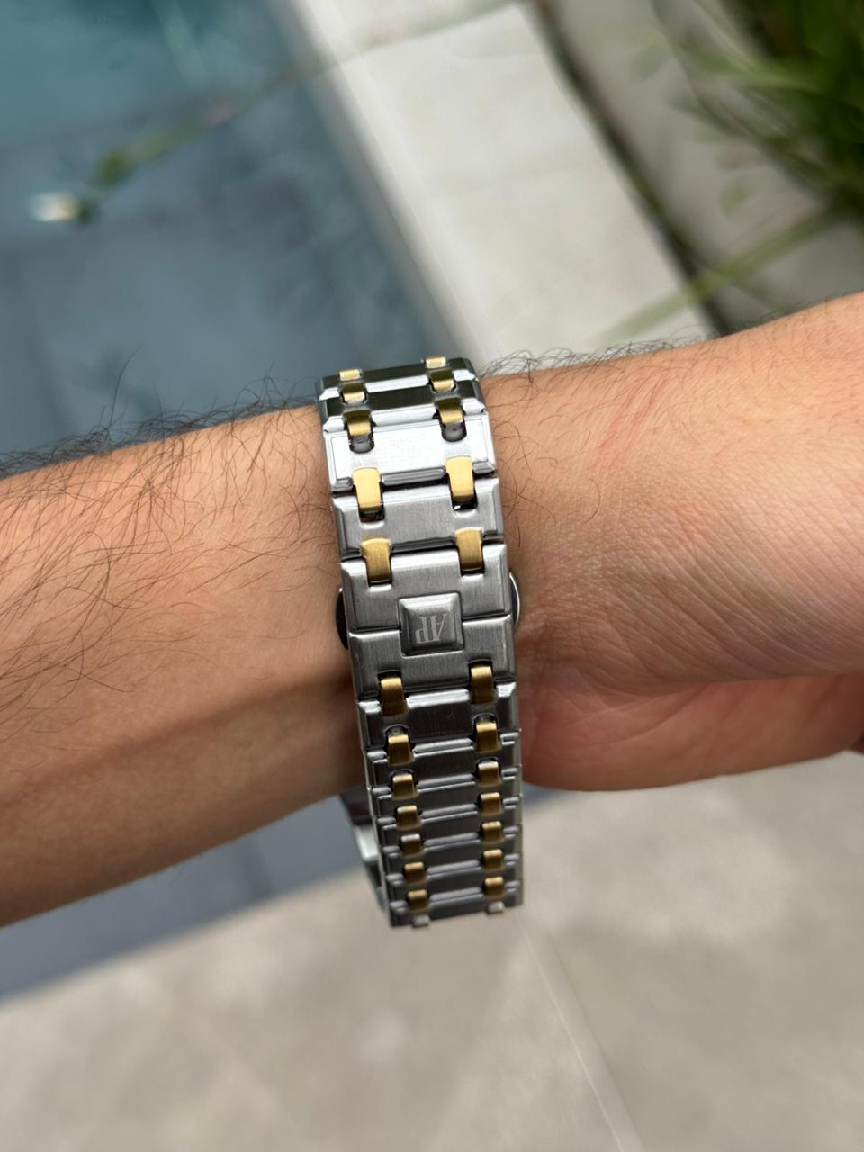 Admrs Royale Metalico Bicolor Dorado Tablero Verde
