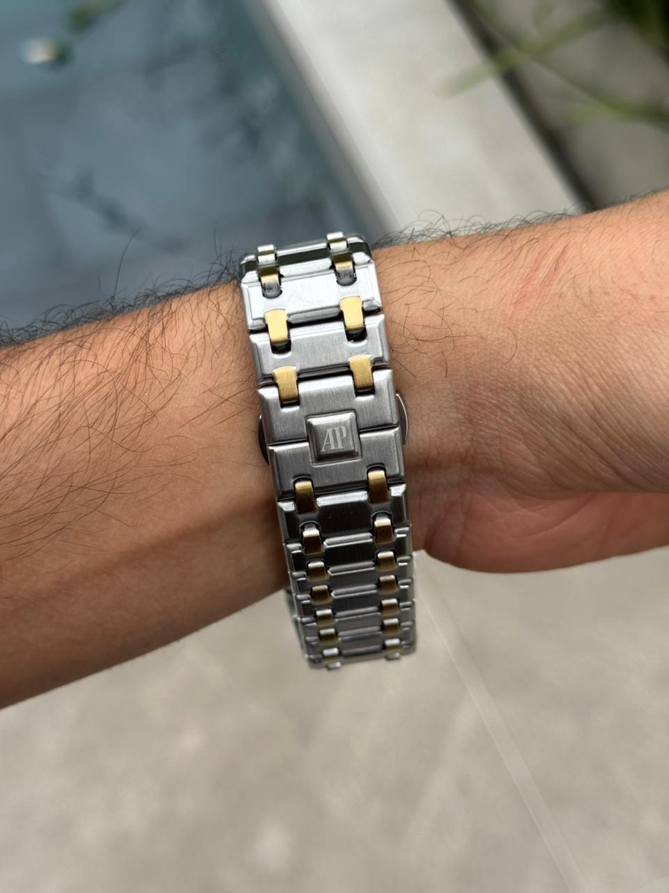 Admrs Royale Metalico Bicolor Dorado Tablero Negro