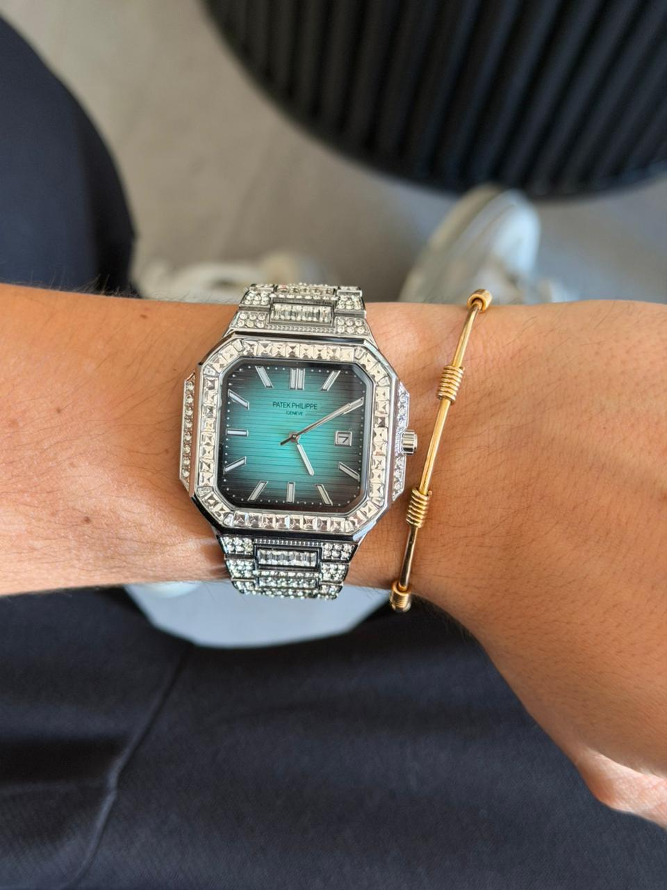 Patk Phlppe Circones Plateado Tablero Tiffany
