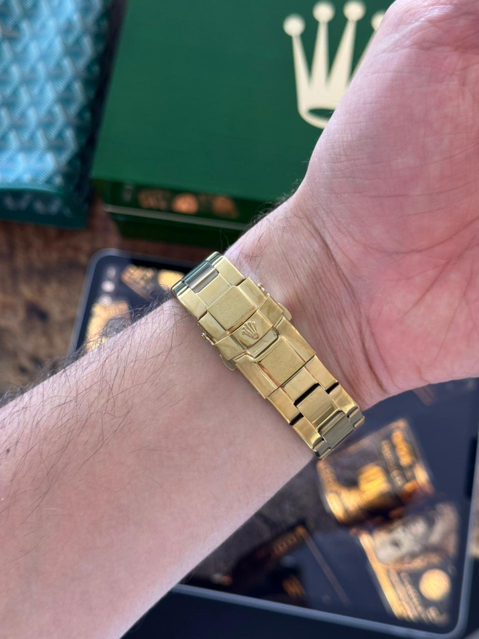 Rlx Submariner New Dorado Tablero Negro