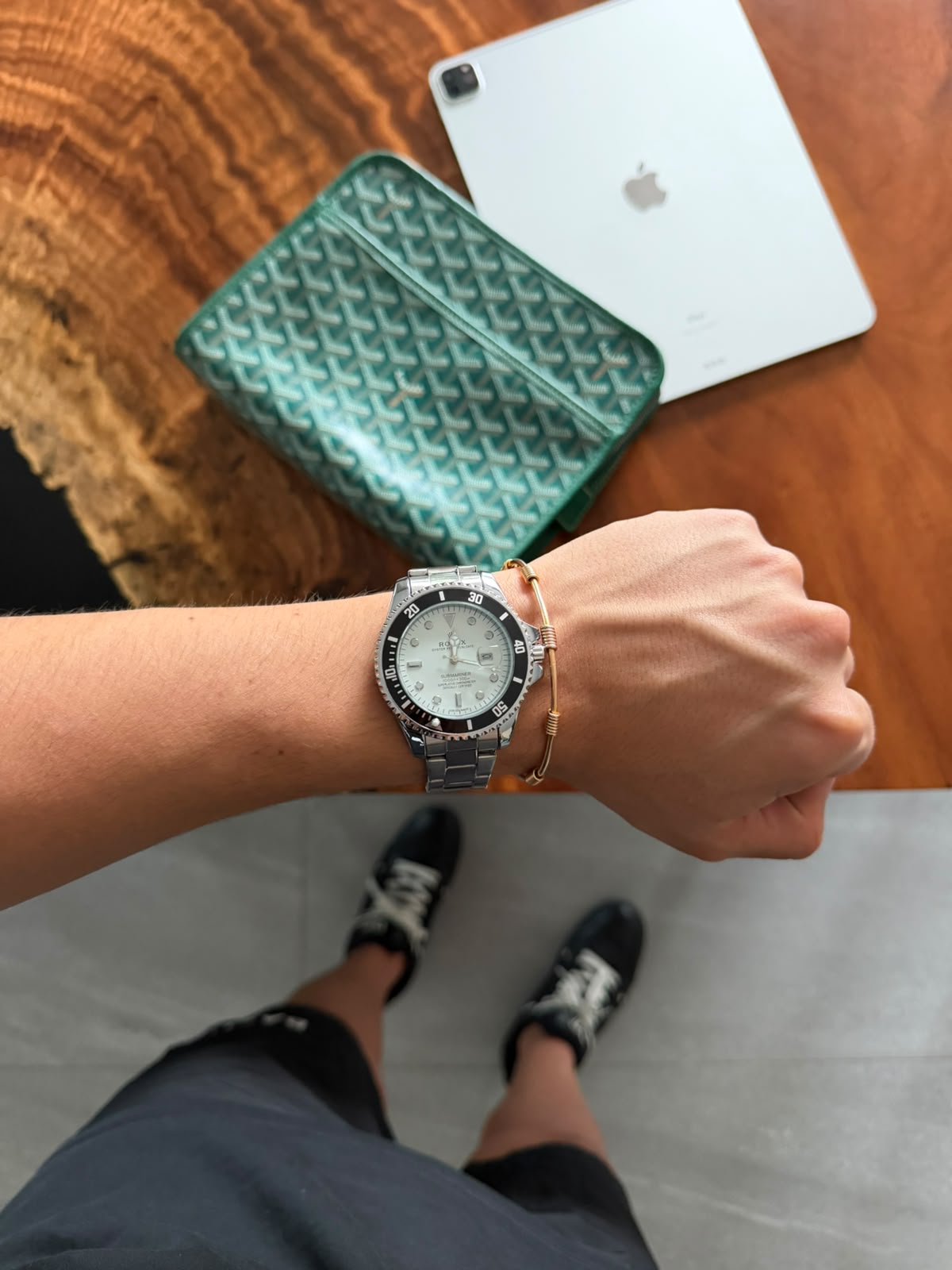 Rlx 2026 Submariner Plateado Tablero Blanco Negro
