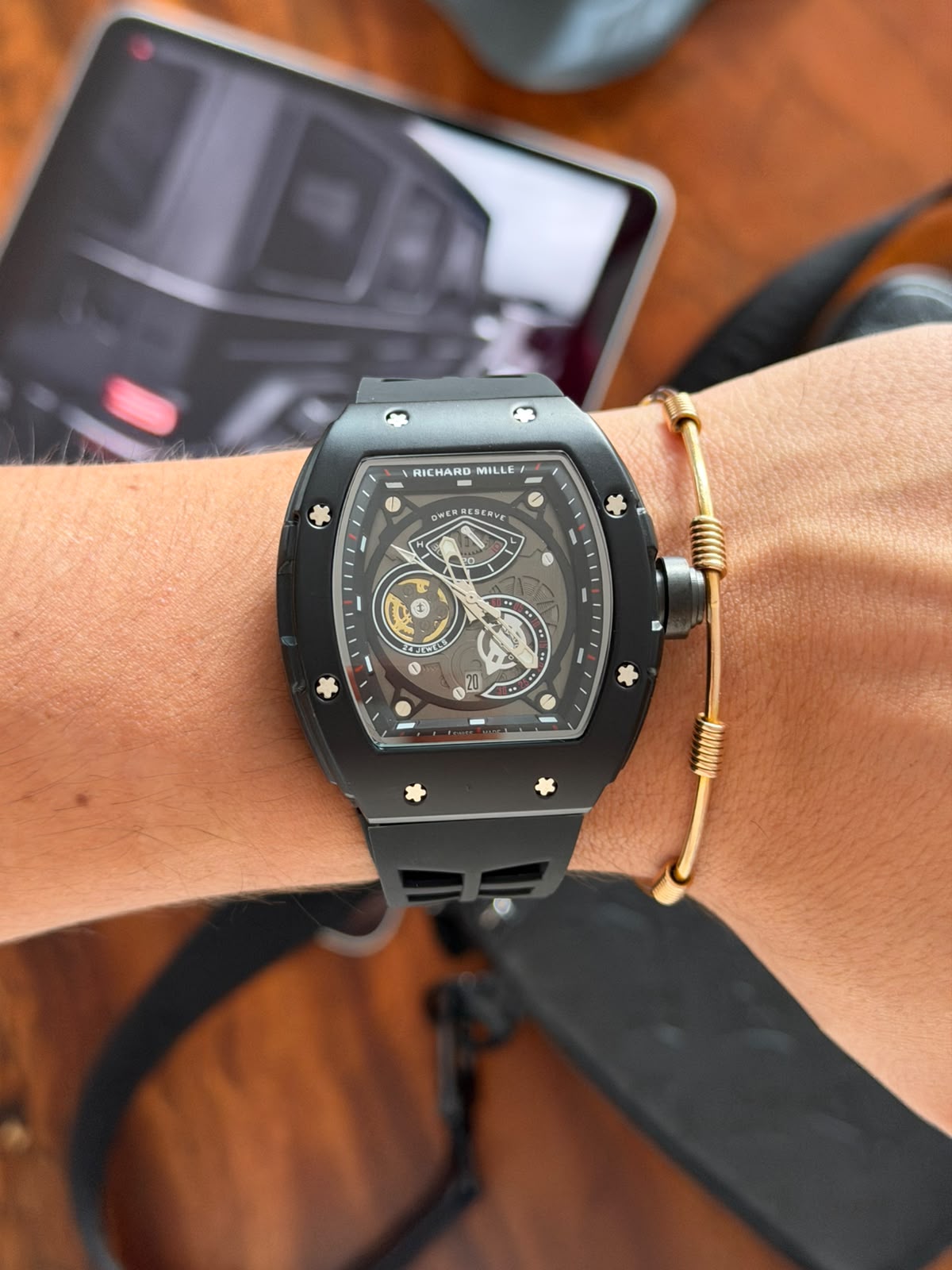 Rchrd Mll New Goma Negra Tablero Negro