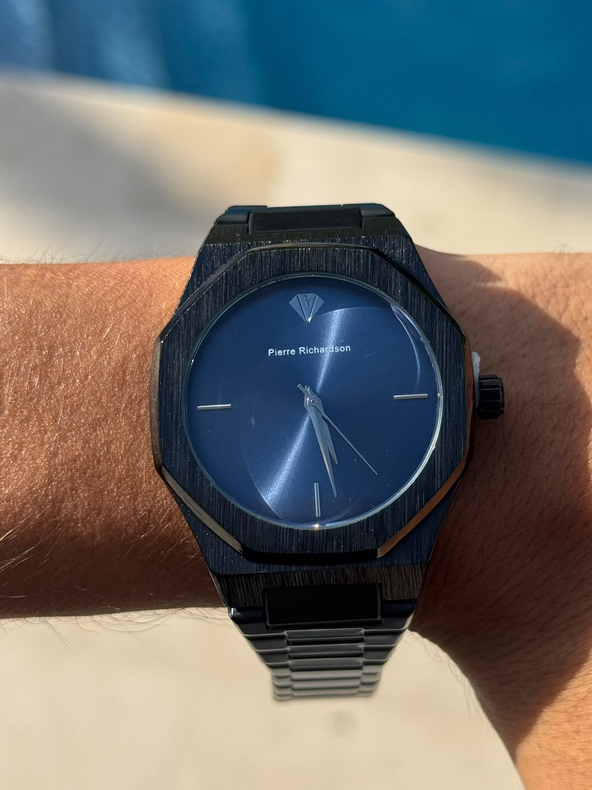 Prr Richrdson Negro Tablero Azul