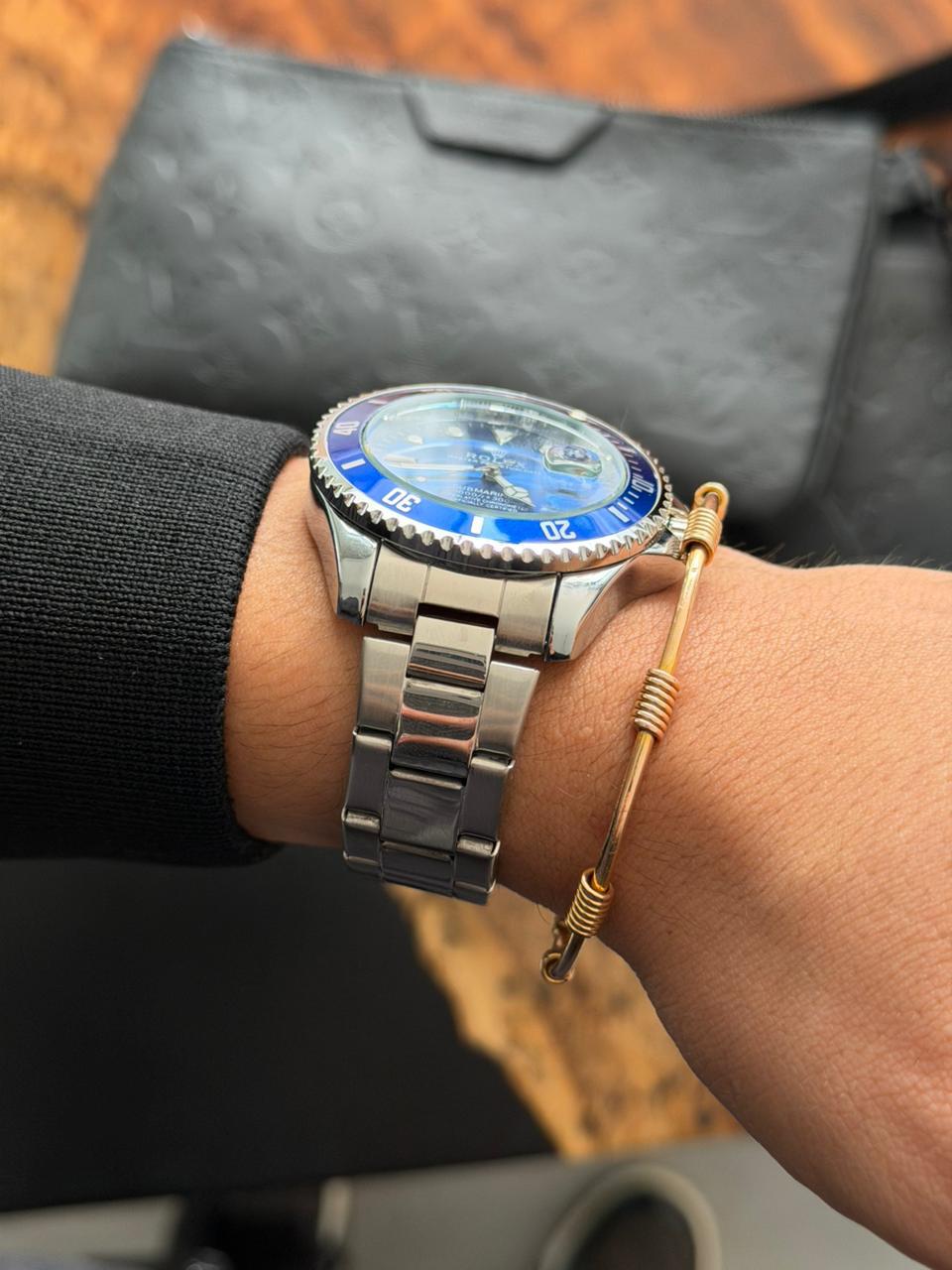 Rlx 2026 Submariner Plateado Tablero Azul