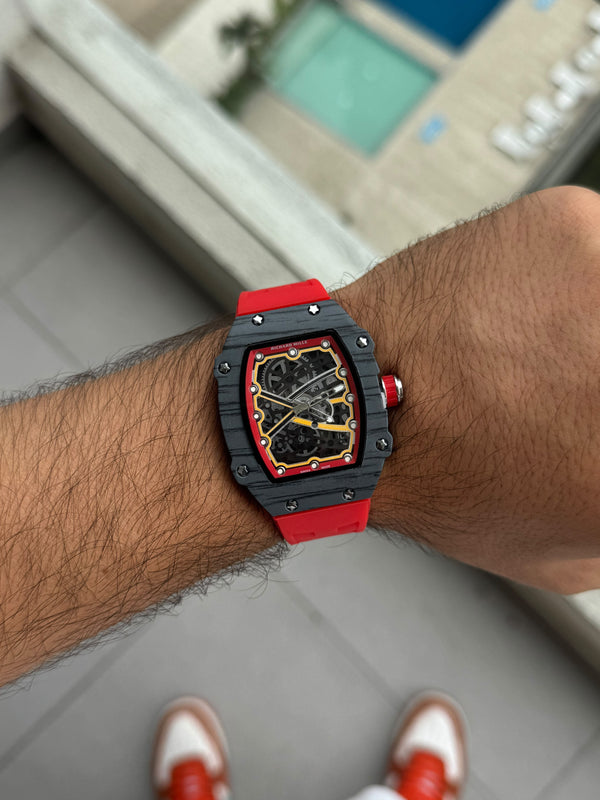 Rchrd Mll 2027 Ed Carbón Goma Roja Tablero Negro