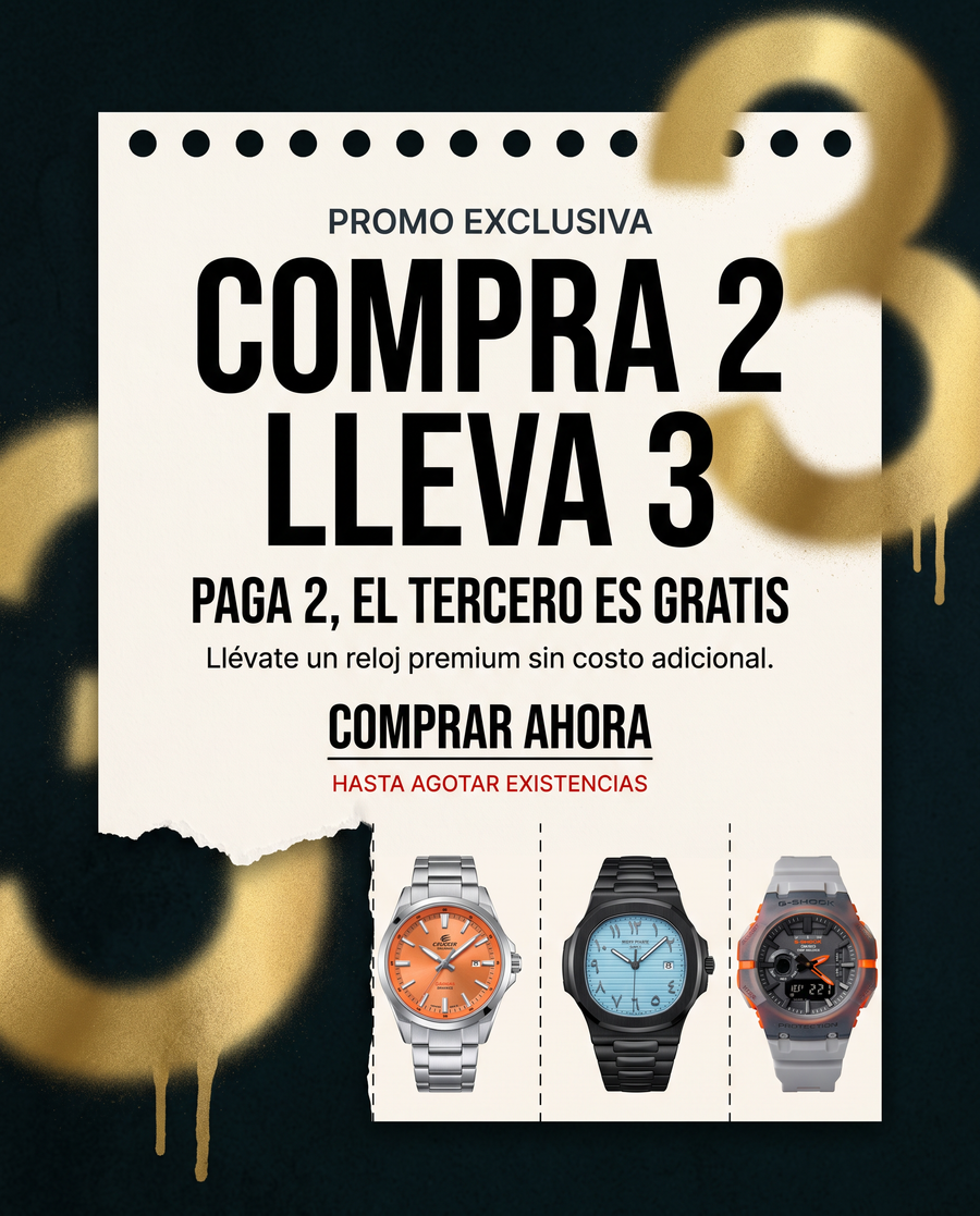 Lleva 2. El 3ro es GRATIS.