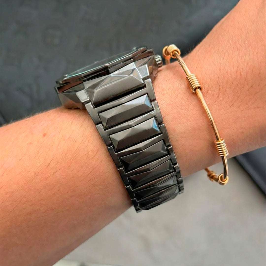 Hblt Resina Crono Negro Tablero Blanco